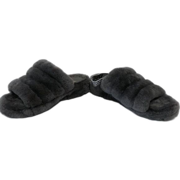 UGG Women’s Puffy Snugg  Slides - Size 8 - Picture 4 of 6